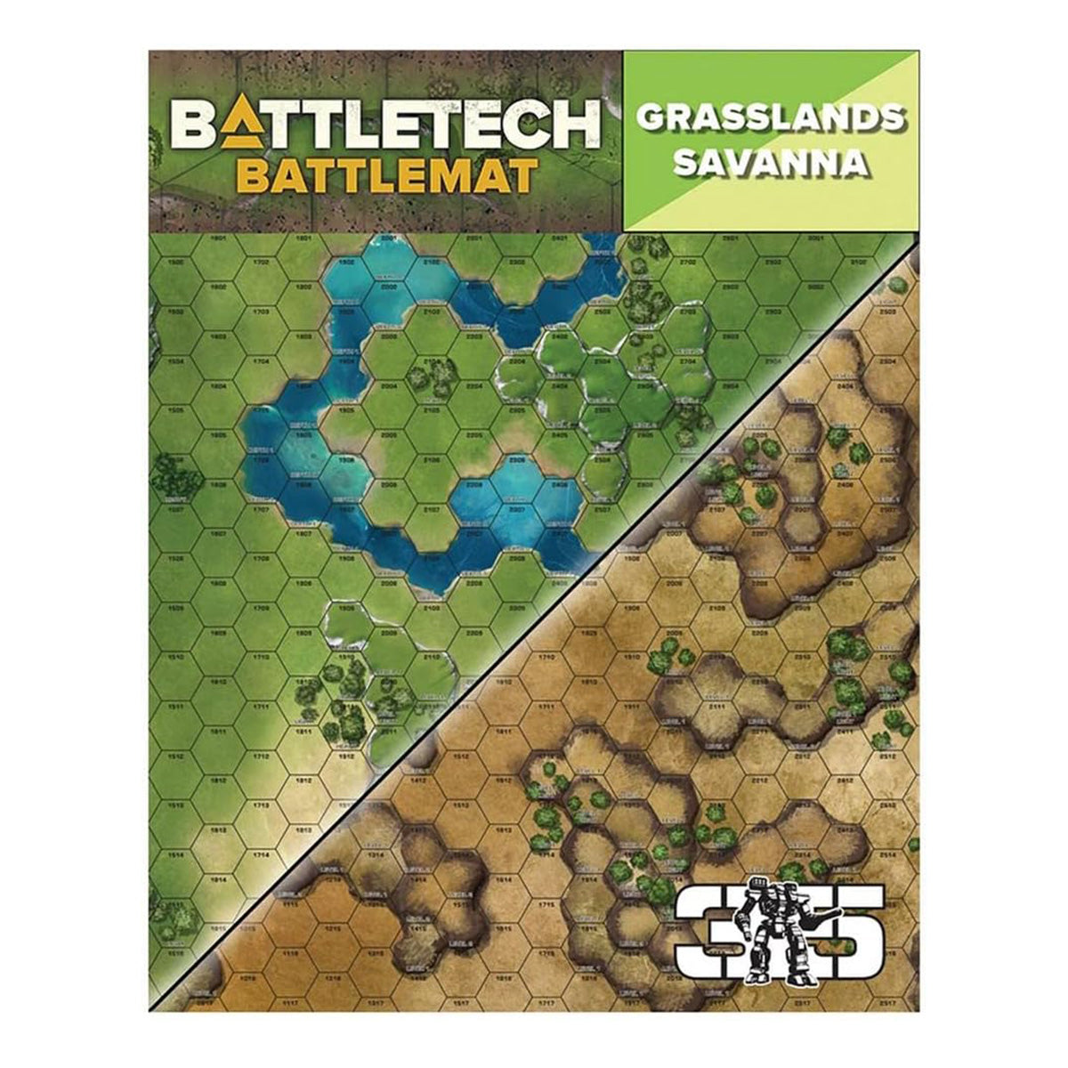 BattleTech Battle Mat - Grasslands Savanna – Gameology product
