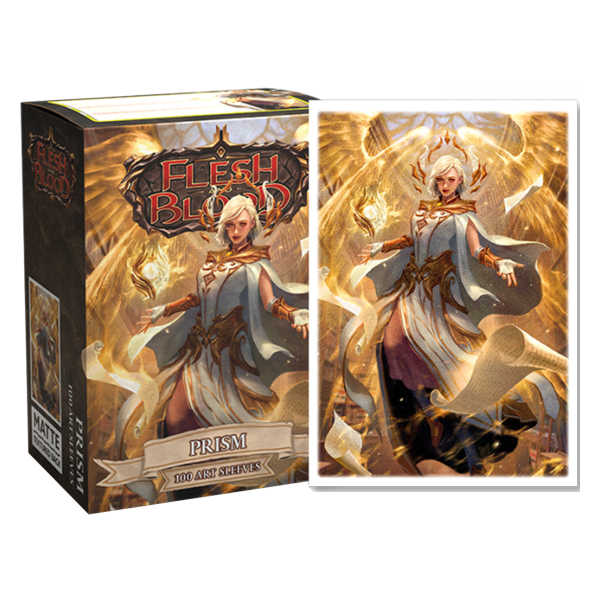 Dragon Shield 100ct Matte Art Flesh and Blood Prism Sleeves