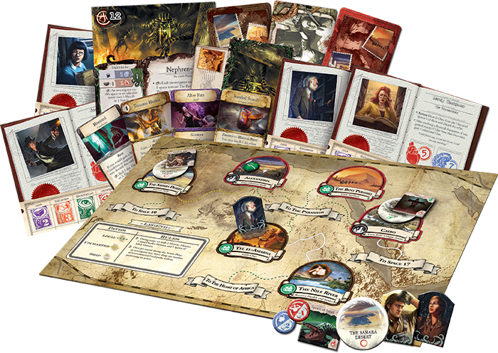 Eldritch Horror Under the Pyramids